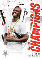 2025-26 SportZoo SK Slavia Praha Champions CH-24 Timothy Ouma RC