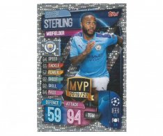 Fotbalová kartička 2019-2020  Topps Champions League Match Attax -  MVP Raheem Sterling Manchester City
