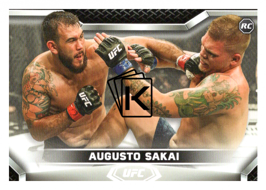 2020 Topps UFC Knockout 85 Augusto Sakai RC - Heavyweight