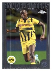 fotbalová kartička 2024-25 Topps Chrome UCC 58 Jamie Bynoe-Gittens, Borussia Dortmund
