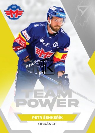 hokejová kartička 2021-22 SportZoo Tipsport Extraliga Team Power TP-40 Petr Šenkeřík HC Motor České Budějovice