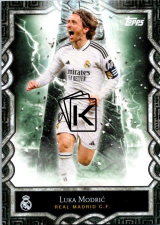 fotbalová kartička 2024-25 Topps Real Madrid CF Fan Set Monolith MO-5 Luka Modrić