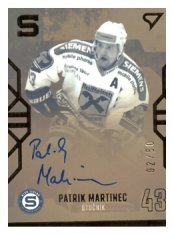 Podepsaná Hokejová kartička SportZoo 2022-23 Klub Legend KL-PM Patrik martinec HC Sparta Praha