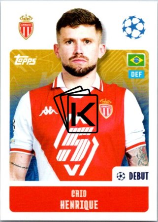 2024-25 Topps Champions League 58 Caio Henrique (AS Monaco)