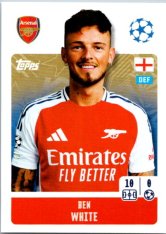 2024-25 Topps Champions League 45 Ben White (Arsenal)