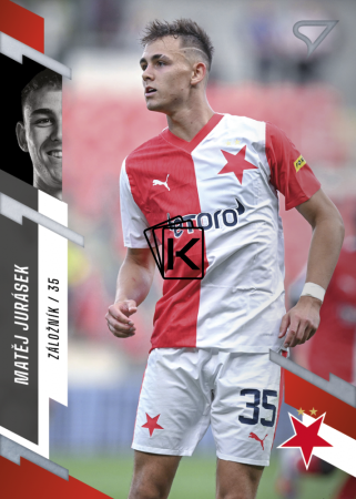 fotbalová kartička 2023-24 SportZoo Fortuna Liga 22 Matěj Jurásek SK Slavia Praha