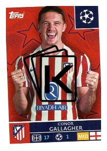 2025-26 Topps Champions League Atlético Madrid 121 Conor Gallagher