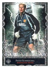 fotbalová kartička 2024-25 Topps Manchester United Fan Set Monolith MO-1 Peter Schmeichel Electro