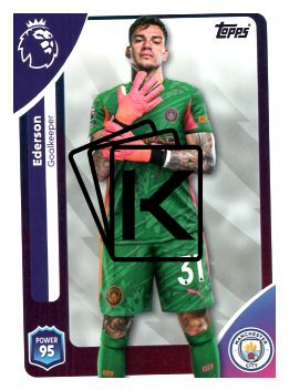 fotbalová kartička 2025-26 Topps  Premier League 182 Ederson  (Manchester City)