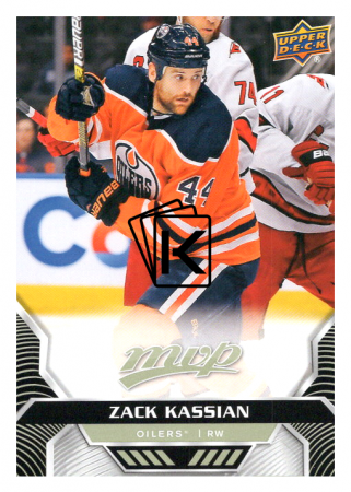 2020-21 UD MVP 19 Zack Kassian - Edmonton Oilers