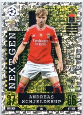 Fotbalová kartička 2023-24 Topps Match Attax UEFA Club Competitions Next Gen 405 Andreas Schjelderup SL Benfica