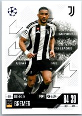 fotbalová kartička 2024-25 Topps Match Attax UEFA Club Competitions 319 Gleison Bremer (Juventus)