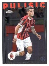 fotbalová kartička 2024-25 Topps Chrome UCC 76 Christian Pulisic, AC Milan
