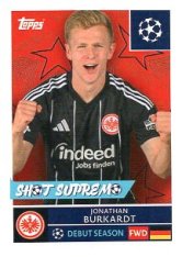 2025-26 Topps Champions League Eintracht Frankfurt 181 Jonathan Burkardt