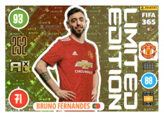 Panini Adrenalyn XL FIFA 365 2021 Limited Edition Bruno Fernadnes Manchester United
