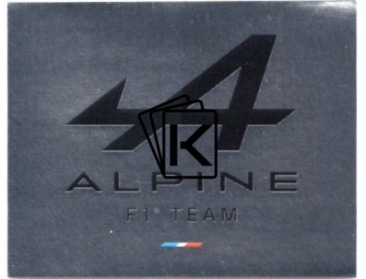 samolepka 2021 Topps  Formule 1 Team Logo 7 Alpine