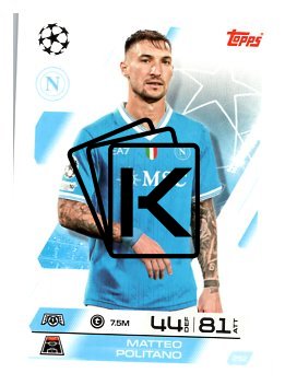 fotbalová kartička 2025-26 Topps Match Attax UCC 252 Matteo Politano (SSC Napoli)