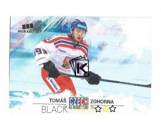 Hokejová kartička Czech Ice Hockey Team 44. Tomáš Zohorna