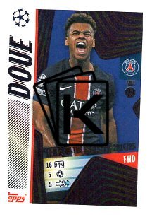 2025-26 Topps Champions League 2024/25 UEFA Champions League Team of the Season 13 Désiré Doué (Paris Saint-Germain)