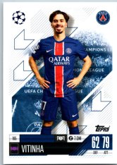 fotbalová kartička 2024-25 Topps Match Attax UEFA Club Competitions  165 Vitinha (Paris Saint-Germain)