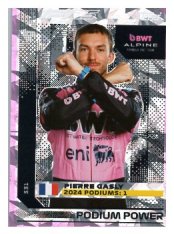 2025 Topps Turbo Attax F1 BWT Alpine Podium Power 331 Pierre Gasly-Paralel Pink
