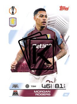 fotbalová kartička 2025-26 Topps Match Attax UCC 88 Morgan Rogers (Aston Villa)