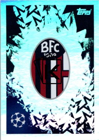 2024-25 Topps Champions League 112 Club Badge (Bolonia FC 1909)