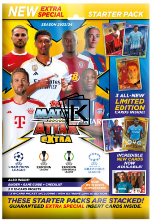 2023-24 Topps Match Attax EXTRA UEFA Champions League StarterPack