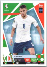 fotbalová karta Topps Match Attax EURO 2024 ITA11 Jorginho (Italy)