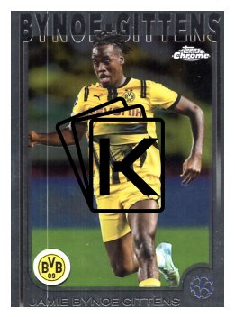 fotbalová kartička 2024-25 Topps Chrome UCC 58 Jamie Bynoe-Gittens, Borussia Dortmund