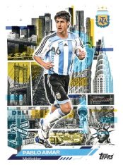 fotbalová kartička 2025-26 Topps Team Set Argentina AFA in the Apple 48 Pablo Aimar
