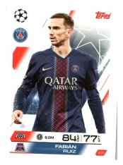 fotbalová kartička 2025-26 Topps Match Attax UCC 237 Fabián Ruiz (Paris Saint-Germain)