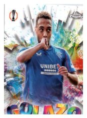 fotbalová kartička 2024-25 Topps Chrome Golazo 8  - Cyriel Dessers