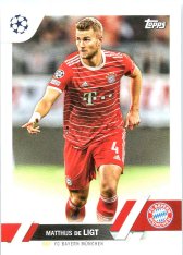 Fotbalová kartička 2022-23 Topps UEFA Club Competitions 161 Matthijs de Ligt - FC Bayern München