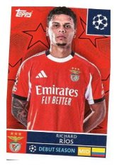 2025-26 Topps Champions League SL Benfica 558 Richard Rios - Master