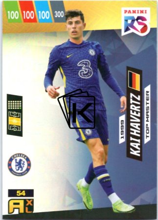 fotbalová kartička Panini Adrenalyn XL FIFA 365 2022 RS Top Master 54 Kai Havertz Chelsea FC