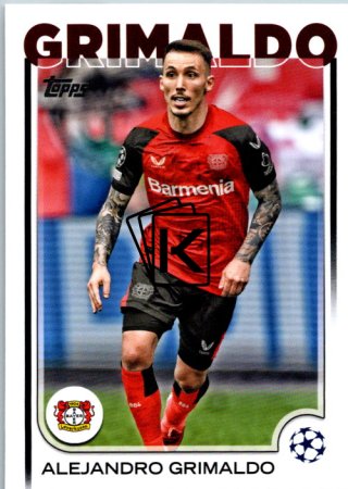 fotbalová kartička 2024-25 Topps UEFA Club Competitions Flagship 3 Alejandro Grimaldo Bayer 04 Leverkusen