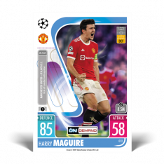 fotbalová kartička 2021-22 Topps Match Attax UEFA Champions League On Demand 012 Harry Maguire Manchester United
