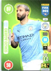 fotbalová karta Panini Adrenalyn XL FIFA 365 2021 Team Mate 188 Sergio Aguero Manchester City