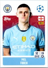2024-25 Topps Champions League 280 Phil Foden (Manchester City)