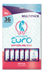 UEFA EURO Women 2025 Multipack samolepek