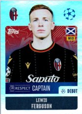 2024-25 Topps Champions League 113 Lewis Ferguson (Bolonia FC 1909)
