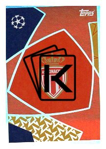 2025-26 Topps Champions League AS Monaco FC 70 Club Badge