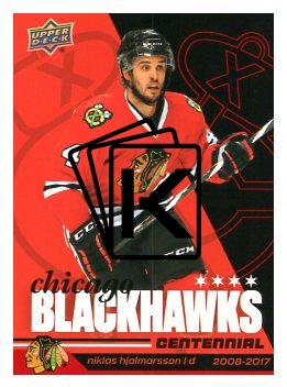 2025-26 Upper Deck Centennial Chicago Blackhawks 9 Niklas Hjalmarsson