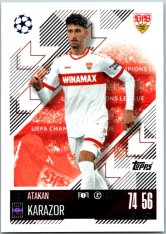 fotbalová kartička 2024-25 Topps Match Attax UEFA Club Competitions  179 Atakan Karazor (VfB Stuttgart)  -  Captain format - title missing