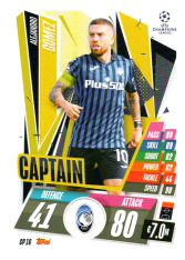 fotbalová kartička 2020-21 Topps Match Attax Champions League Extra Captain CP16 Alajandro Gómez Atalanta BC