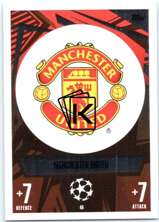 Fotbalová kartička 2023-24 Topps Match Attax UEFA Club Competitions 46 Manchester United