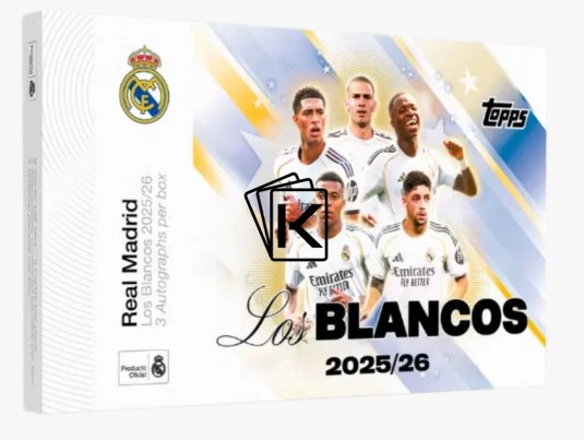 2025-26 Topps Real Madrid Los Blancos Hobby Box