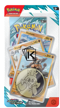 Pokémon Journey Together Premium Checklane Blister - Rhyperior