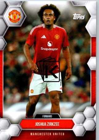 fotbalová kartička 2024-25 Topps Manchester United Fan Set 19 Joshua Zirkzee
